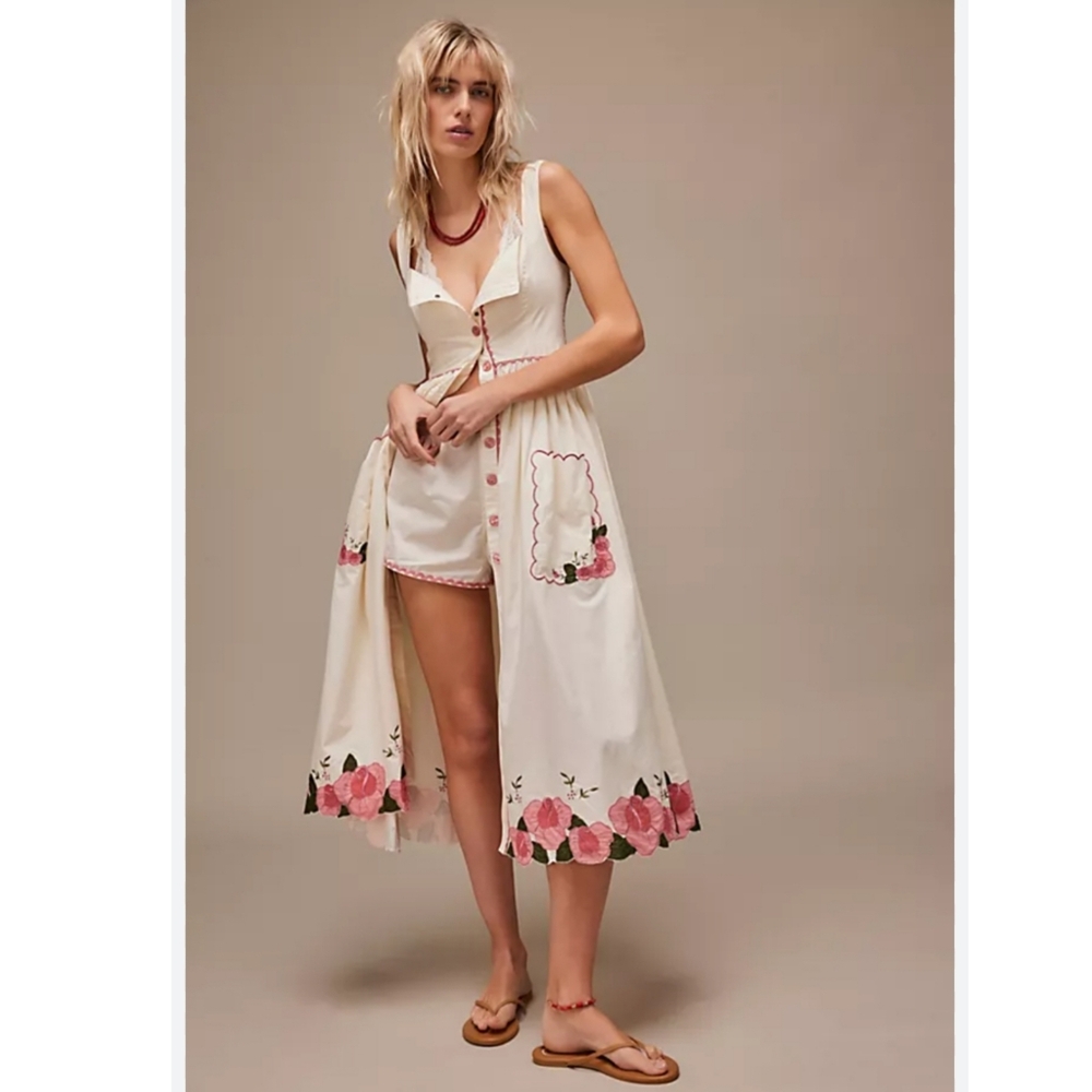 Free People Rosey Posey Set Size XS